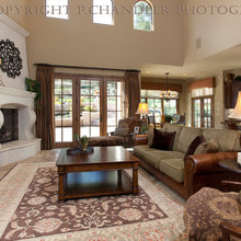 arch window in the great room