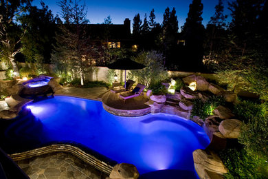 Elegant pool photo in Orange County