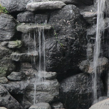 Rock waterfall