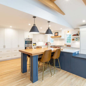 Transitional Sub Zero Wolf Kitchen Remodel & Expansion