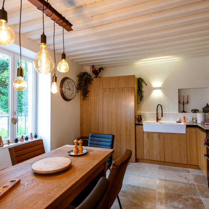 75 photos et idées déco de cuisines en bois clair - Mai 2026
