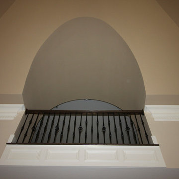 Project #45 | Curved Oak & Wrought Iron Staircase