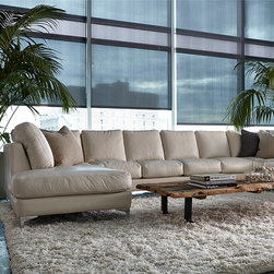 Kendall Sectional Sofa by American Leather - Sectional Sofas