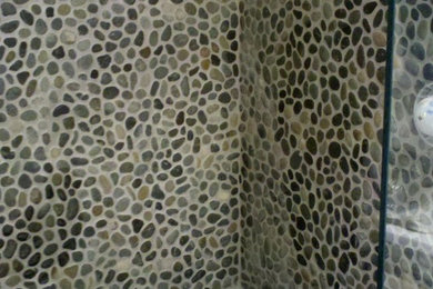 Pebble stone Shower