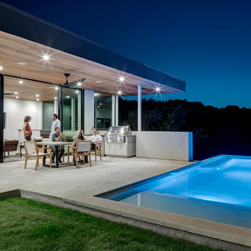 Austin, Texas Modern Home-Alaska White Oak