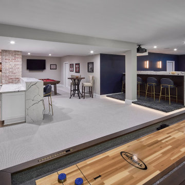 Basement Theater, Game Room & Wet Bar