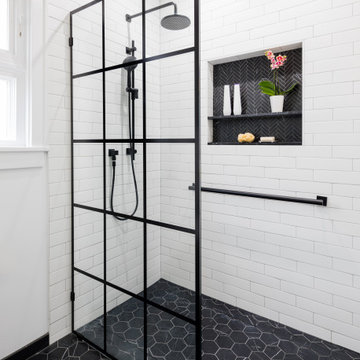 Oakland Lower Hills Transitional French Noir Bath