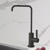 STYLISH Single Handle Stainless Steel Matte Black Drinking Water Kitchen Faucet