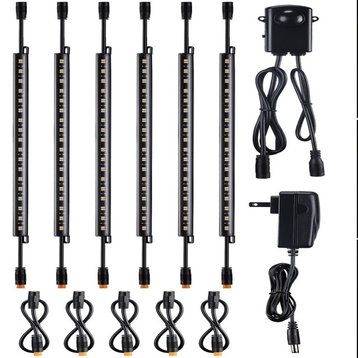 6 LED 3CCT 12" Linkable Light Bars, Motion Sensor