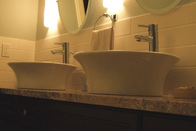 Inspiration for a contemporary bathroom remodel in Other
