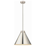 Z-Lite - Z-Lite 6011P18-PN Eaton - 1 Light Pendant in Sleek Style - 18 Inches Wide by 15. - NULL