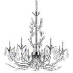 Eurofase - Eurofase 19393-018 Giselle Chandelier 8 Light - Giselle 8-Light Chandelier, Chrome Finish, Clear CGiselle Chandelier 8 Giselle Chandelier 8 *UL Approved: YES Energy Star Qualified: n/a ADA Certified: n/a  *Number of Lights: 8-*Wattage:20w Halogen bulb(s) *Bulb Included:No *Bulb Type:No *Finish Type:Chrome