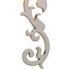 Romeo Wall Sconce, Polished Nickel Finish, Linen Shade