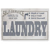 "Mudroom Self Serve Laundry" by Lightboxjournal, Canvas Art