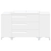 48" Freestanding White Vanity Set With Sink, LV7-C4B-48W, Style 7