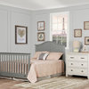 Dream On Me Ella 5 in 1 Convertible Crib, Storm Gray