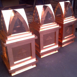 Copper Chimney Caps, Shrouds and Pots - Products
