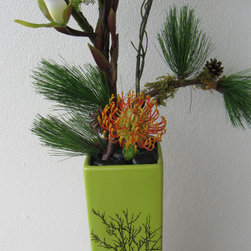 Silk Floral Arrangements  Contemporary / Asian - Artificial Flower Arrangements