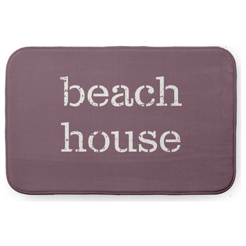 24" x 17" Beach House  Bathmat, Dusty Purple
