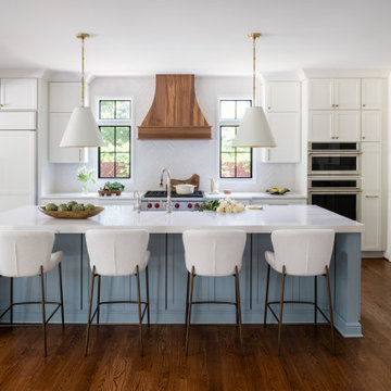Blue and White Kitchen Ideas