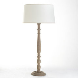 Slender Rustic Table Lamp - Table Lamps