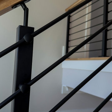 Project #147 | Modern Staircase with Seattle Style Stringer