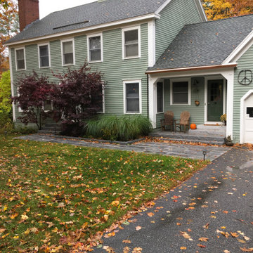 Front Walkway with Dual Granite Entrances