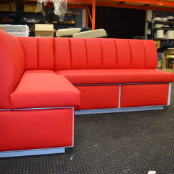 Kitchen Corner Bench Red - Dining Benches