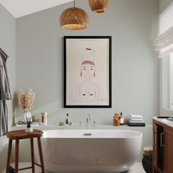 Laundry washer Print - Drawings And Illustrations