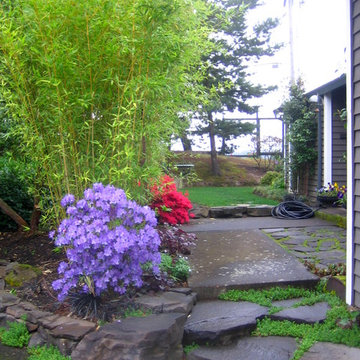 Front Entry - Bamboo Screen
