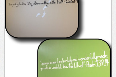 Scripture Verse Mural for No Limits Academy