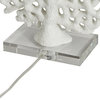 Pacific Coast Kahala Coral 1-Light Table Lamp, White