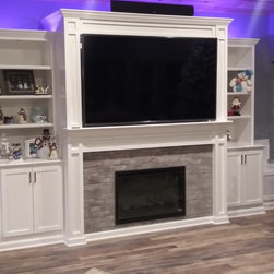 Custom Entertainment Center - Entertainment Centers And Tv Stands