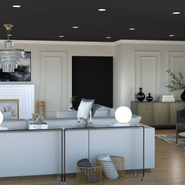 3D Renders - Social Rooms