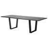 Versailles Oxidized Grey Wood Dining Table, HGSX202