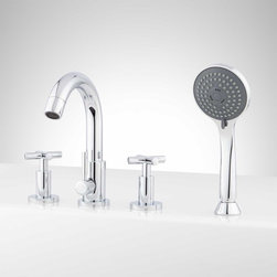 GALLANT ROMAN TUB FAUCET AND HAND SHOWER - Tub And Shower Faucet Sets