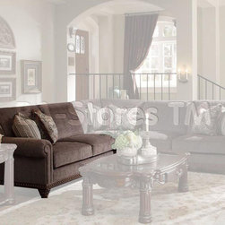 "Michael Amini" Cafe Noir LAF Sofa, Monte Carlo II Collection - Sofas