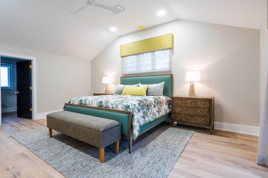 Transitional bedroom photo in Philadelphia