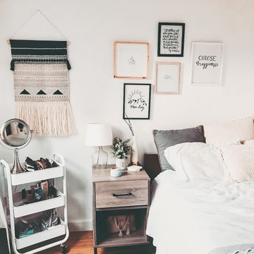 Black & White Minimalist Bedroom