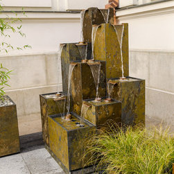 Zen Water Fountain --- bluConcept - Outdoor Fountains And Ponds