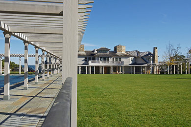Example of a classic exterior home design in Boston