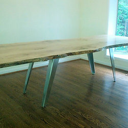Custom Live Edge Maple Table - Dining Tables
