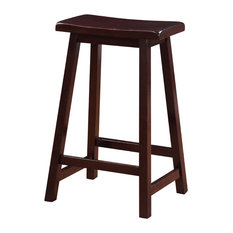 Raw - Chandler Saddle Counter Stool - Bar Stools and Counter Stools