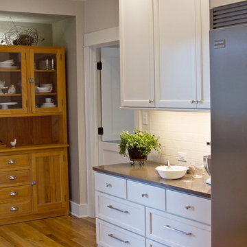 White Kitchen Before & After