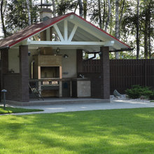 outdoor kitchen
