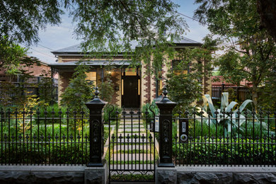 Photo of a traditional house exterior in Melbourne.