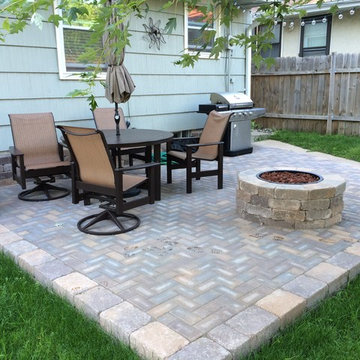 Gas Fire Pit & Borgert Patio