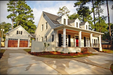 Example of a classic exterior home design in Other