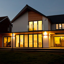 render and Timber clad house