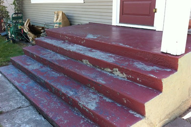 Before and Afters: Concrete Stairs